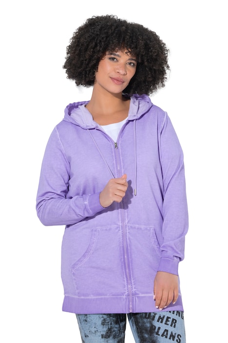 Mikina, komfortní střih, nápis HAPPY na zádech