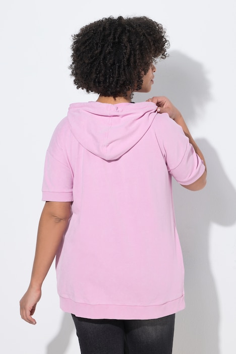 Sweatjacke, Loose Fit, COOL GIRL Frottee-Schriftzug