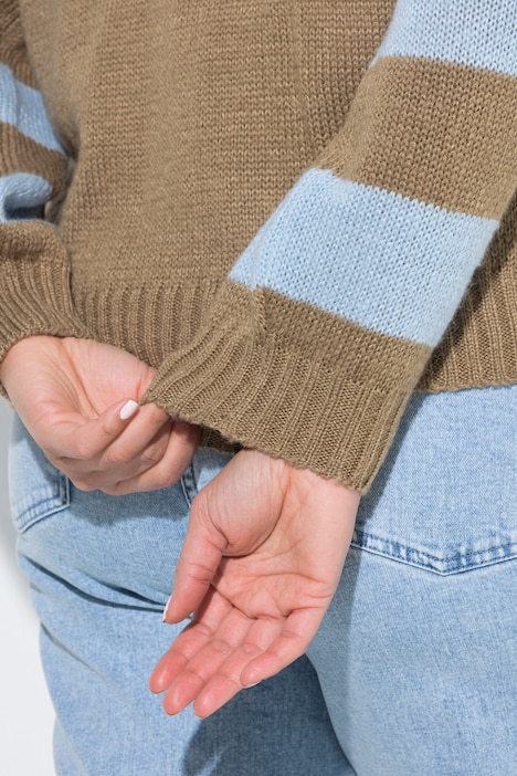 Neuletakki, Straight Fit, sitruunat, pitkät pussihihat