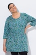 Longshirt, Paisley, Rundhalsausschnitt, 3/4-Arm
