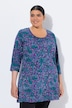 Paisley Bloom 3/4 Sleeve Knit Tunic
