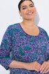 Paisley Bloom 3/4 Sleeve Knit Tunic