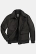 Bomberjacke, vegane Lederoptik, Teddyfutter, bis 8 XL