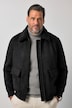 Bomberjacke, vegane Lederoptik, Teddyfutter, bis 8 XL