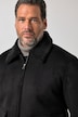 Bomberjacke, vegane Lederoptik, Teddyfutter, bis 8 XL