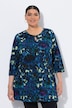 Longshirt, Batikmuster, Rundhalsausschnitt, 3/4-Arm