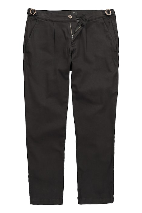 Kalhoty Chino FLEXNAMIC® se záhybem v pase, Bauchfit, zúžený volný střih, do vel. 72