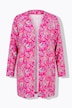 Chaqueta de jersey, patrón Paisley, escote en V, manga larga
