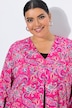 Chaqueta de jersey, patrón Paisley, escote en V, manga larga
