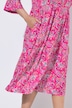 Jerseykleid, Paisley, A-Linie, V-Ausschnitt, 3/4-Arm