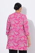 Maglia lunga a fantasia Paisley con scollatura a V e maniche a 3/4