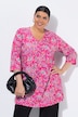 Maglia lunga a fantasia Paisley con scollatura a V e maniche a 3/4