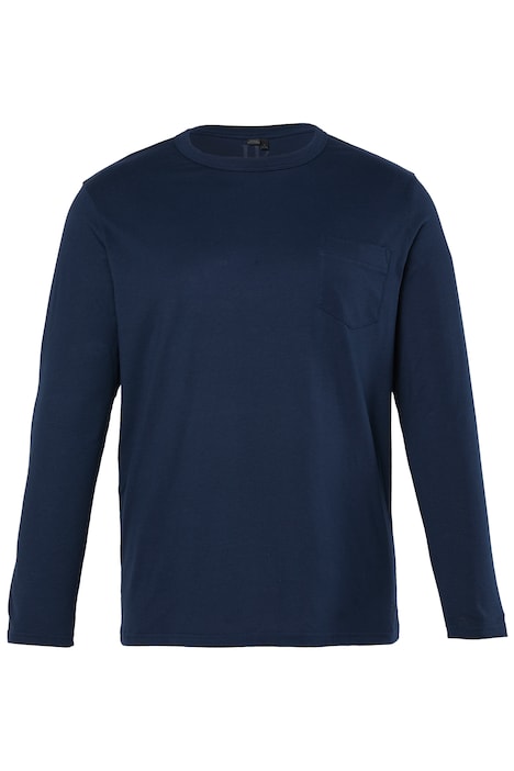 Schlafanzug, Homewear, Zweiteiler, Langarmshirt, gemusterte, lange Hose, bis 8 XL