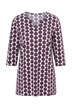 Geometric Print A-Line Knit Tunic