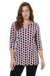 Geometric Print A-Line Knit Tunic