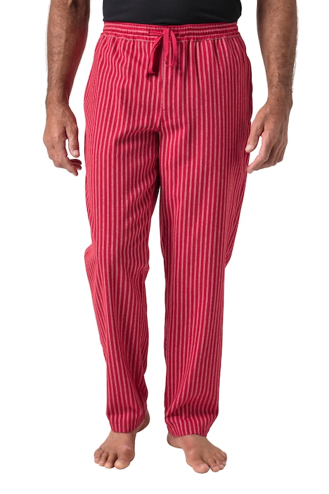 Pyžamové kalhoty, domácí oblečení, flanel, pruhy, až 8 XL