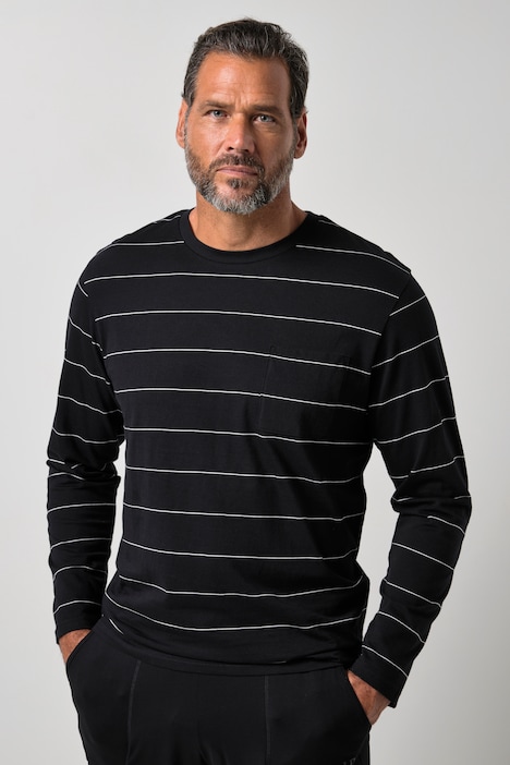 Schlafanzug, Homewear, Zweiteiler, Ringel, bis 8 XL