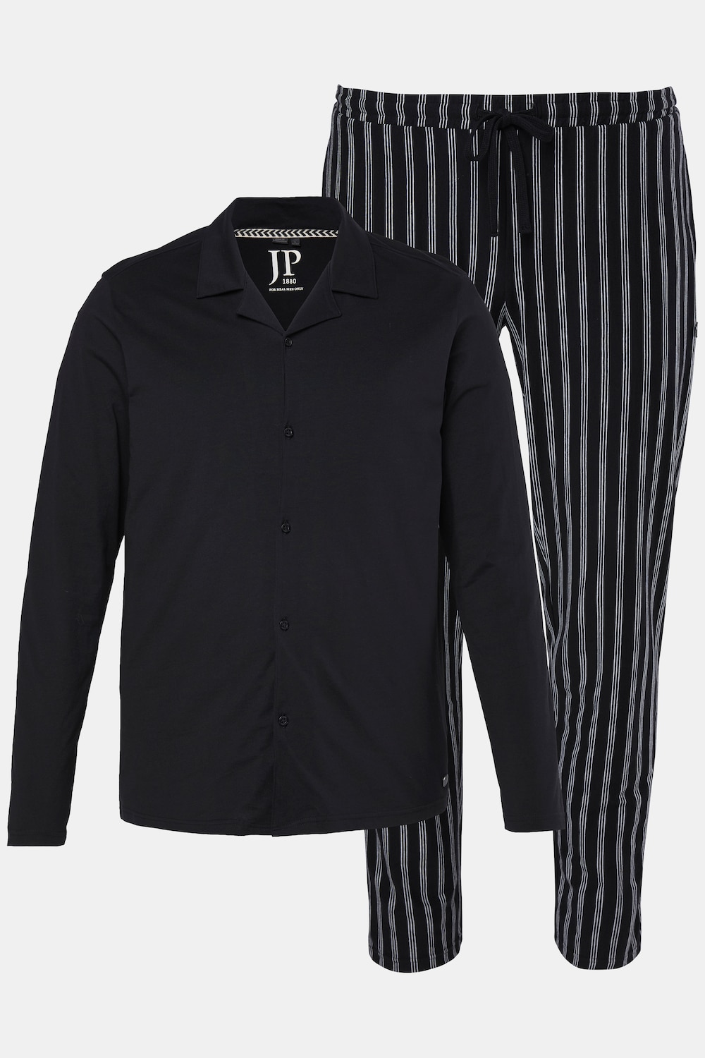 Pyjama, homewear, ensemble deux pièces, rayures, jusqu’à la taille 8 XL