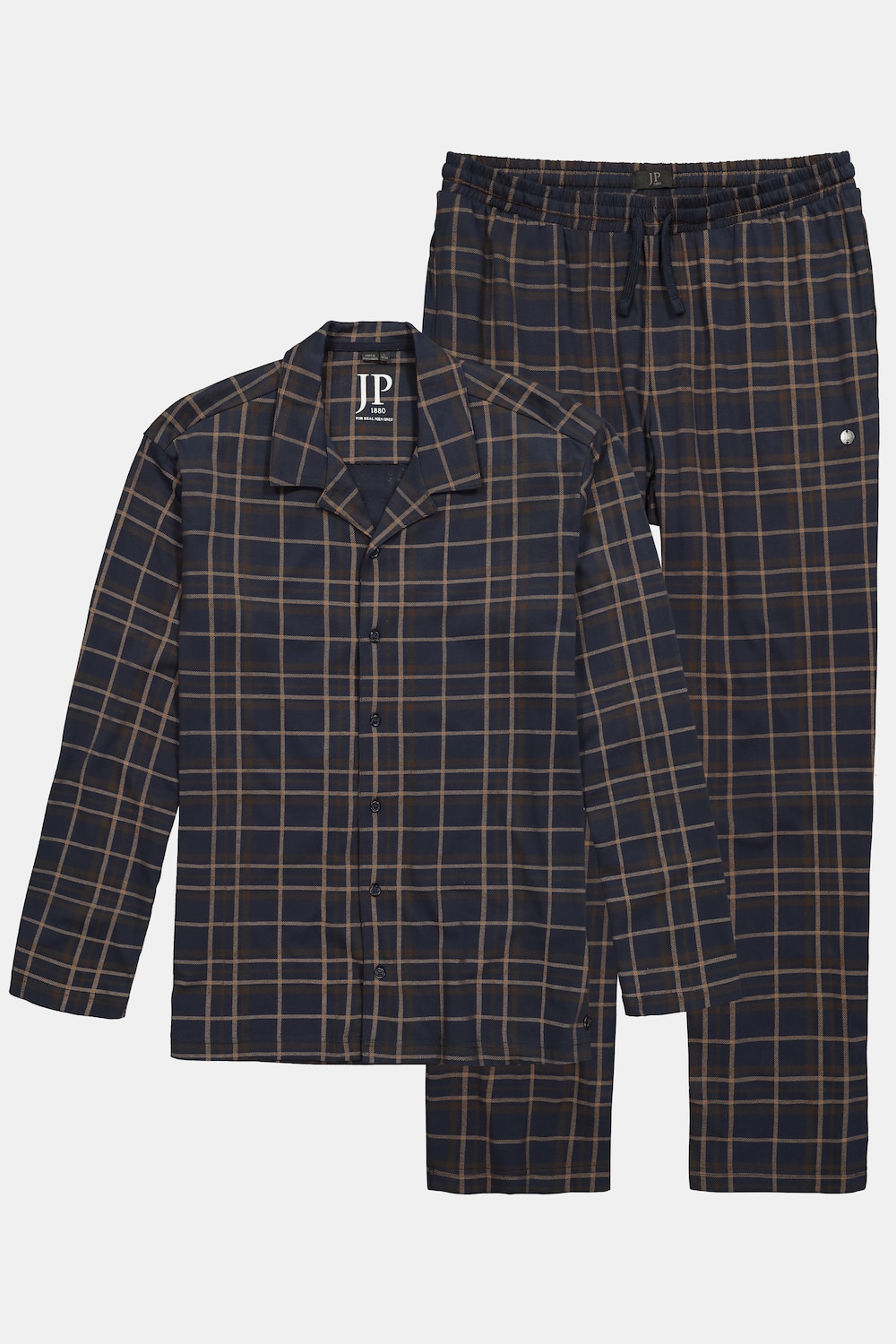 Schlafanzug, Homewear, Zweiteiler, Karo, bis 8 XL