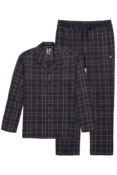 Pyžamo, pohodlné oděvy, dvoudílná souprava, kostkované, do vel. 8XL