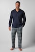 Schlafanzug, Homewear, Zweiteiler, Karo-Hose, bis 8 XL