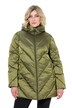 HYPRAR Pufferjacke, Stehkragen, Kapuze, 2-Wege-Zipper