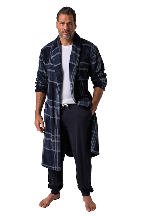 župan, pohodlné oděvy, mikrovlákno, Karo, pásek na zavazování, do vel. 8XL