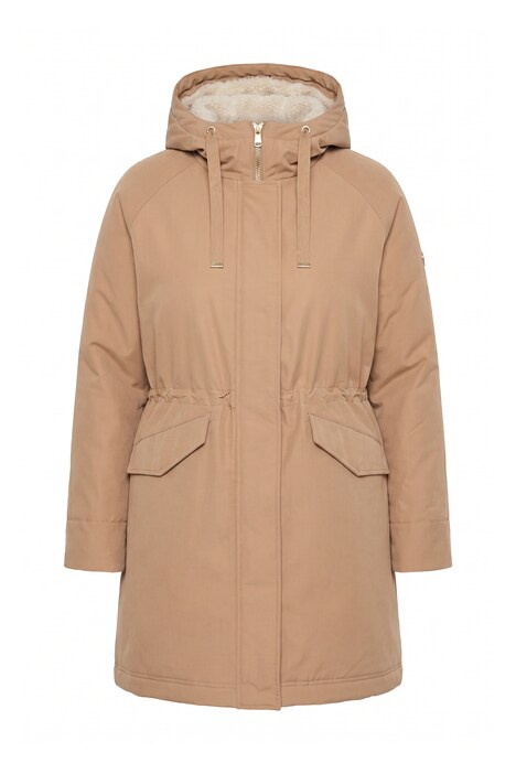 Funktions-Parka, wasserdicht, Stehkragen, 2-Wege-Zipper