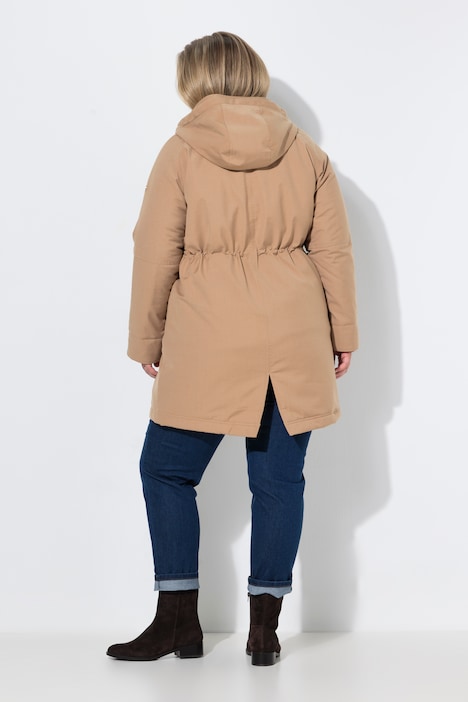 Funktions-Parka, wasserdicht, Stehkragen, 2-Wege-Zipper