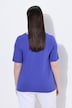 Rhinestone Drip Short Sleeve V-Neck T-Shirt Blouse