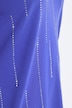Rhinestone Drip Short Sleeve V-Neck T-Shirt Blouse