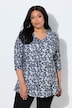 Polka Dot 3/4 Sleeve Knit Tunic