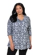 Polka Dot 3/4 Sleeve Knit Tunic