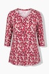 Polka Dot 3/4 Sleeve Knit Tunic