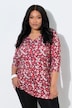 Polka Dot 3/4 Sleeve Knit Tunic