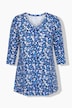 Polka Dot 3/4 Sleeve Knit Tunic