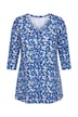 Polka Dot 3/4 Sleeve Knit Tunic