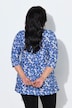 Polka Dot 3/4 Sleeve Knit Tunic