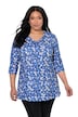 Polka Dot 3/4 Sleeve Knit Tunic