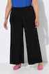 Jersey-Marlenehose, extraweites Bein, Elastikbund