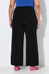 Jersey-Marlenehose, extraweites Bein, Elastikbund