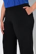 Jersey-Marlenehose, extraweites Bein, Elastikbund