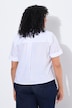Papertouch-Bluse, Hemdkragen, Halbarm