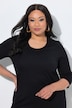 3/4 Sleeve Round Neck Knit Tunic