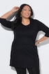 3/4 Sleeve Round Neck Knit Tunic