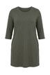 3/4 Sleeve Round Neck Knit Tunic