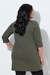 3/4 Sleeve Round Neck Knit Tunic