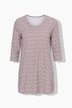 Longshirt, gemustert, A-Linie, Rundhals, 3/4-Arm