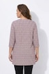 Longshirt, gemustert, A-Linie, Rundhals, 3/4-Arm