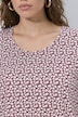 Longshirt, gemustert, A-Linie, Rundhals, 3/4-Arm